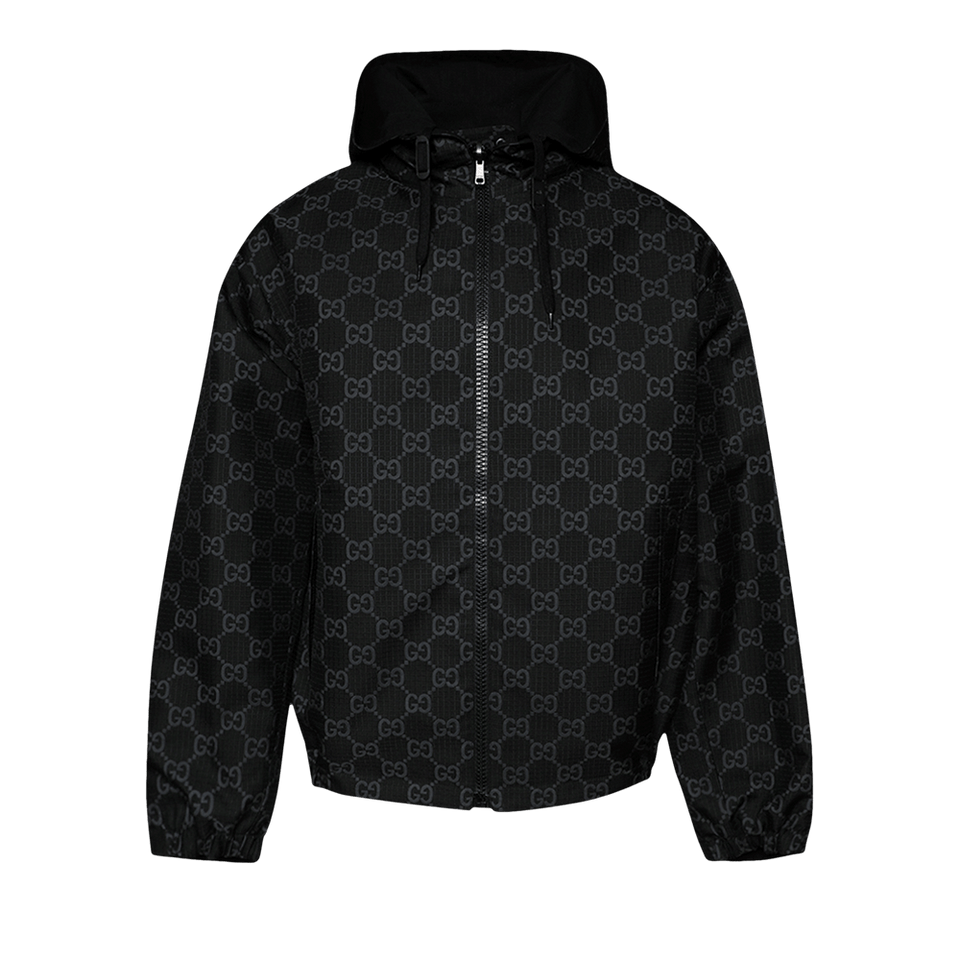 Gucci Reversible Ripstop Nylon Jacket Black/Mix