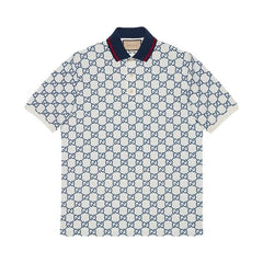 Gucci GG Stretch Polo White/Blue