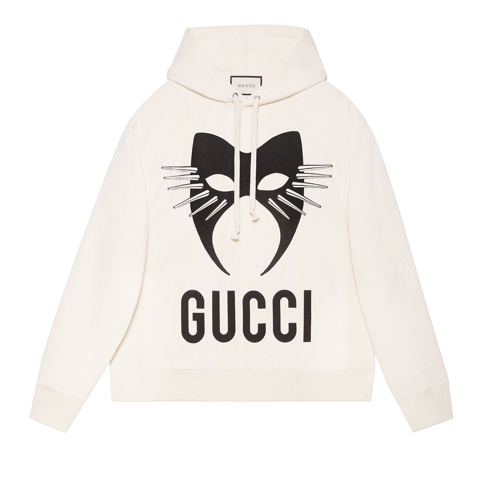 Gucci Manifesto Oversize Sweatshirt Natural