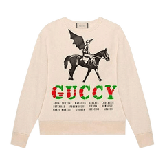 Gucci Crewneck Sweatshirt Natural/Multicolor
