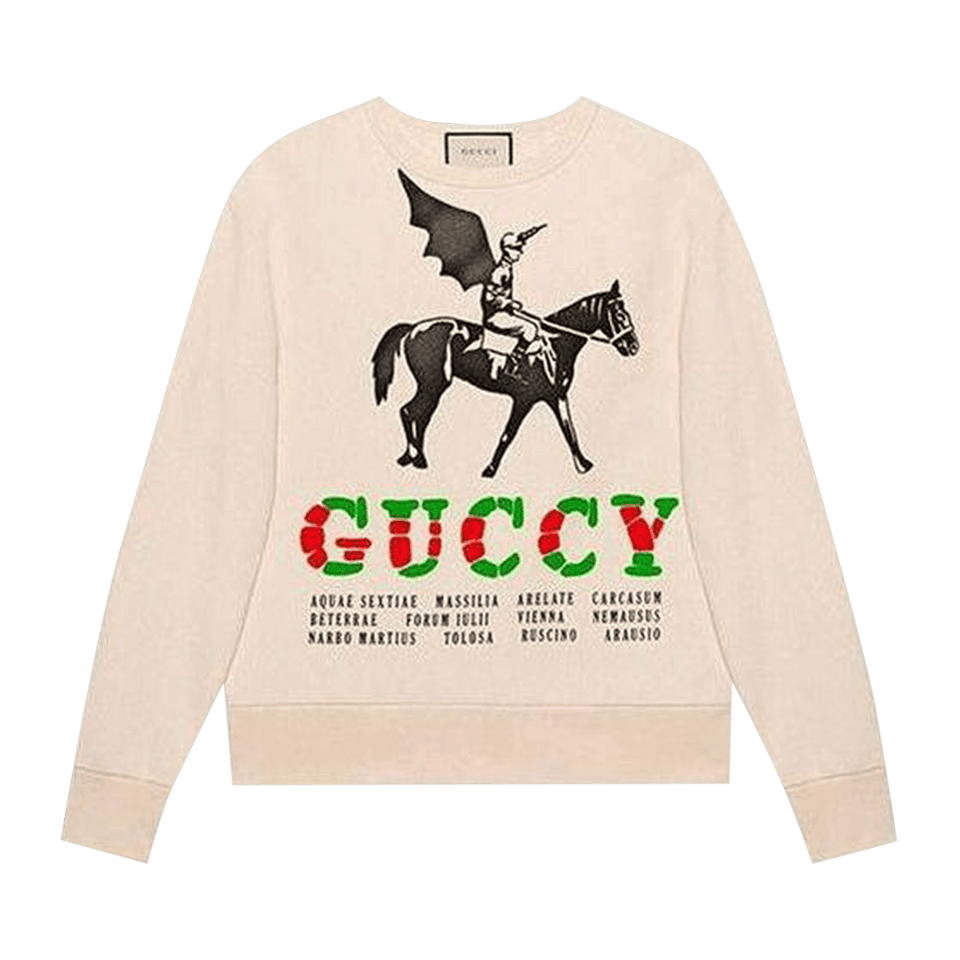 Gucci Crewneck Sweatshirt Natural/Multicolor