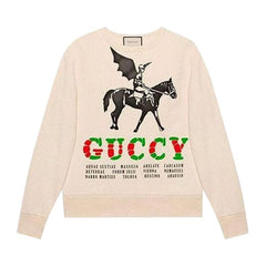 Gucci Crewneck Sweatshirt Natural/Multicolor