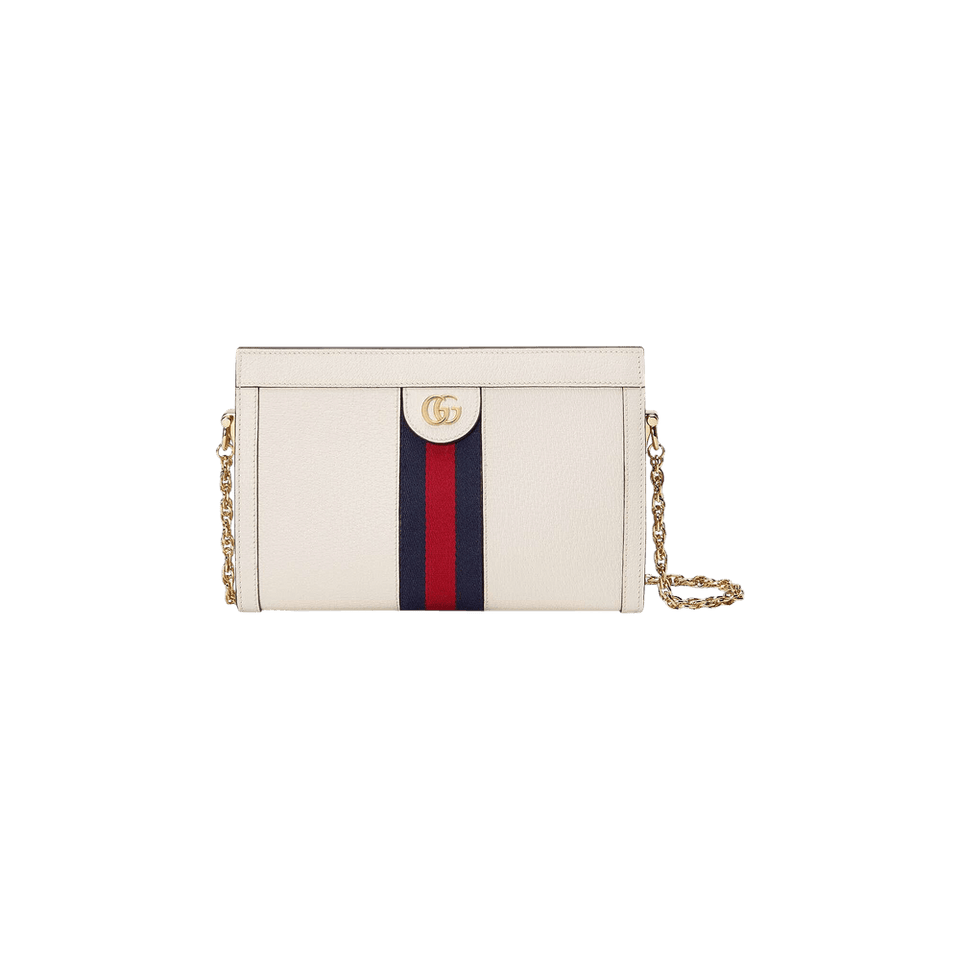 Gucci Ophidia Small Shoulder Bag White