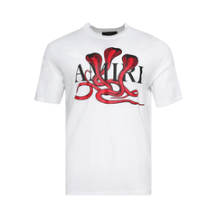 Amiri Snake T-Shirt White/Red