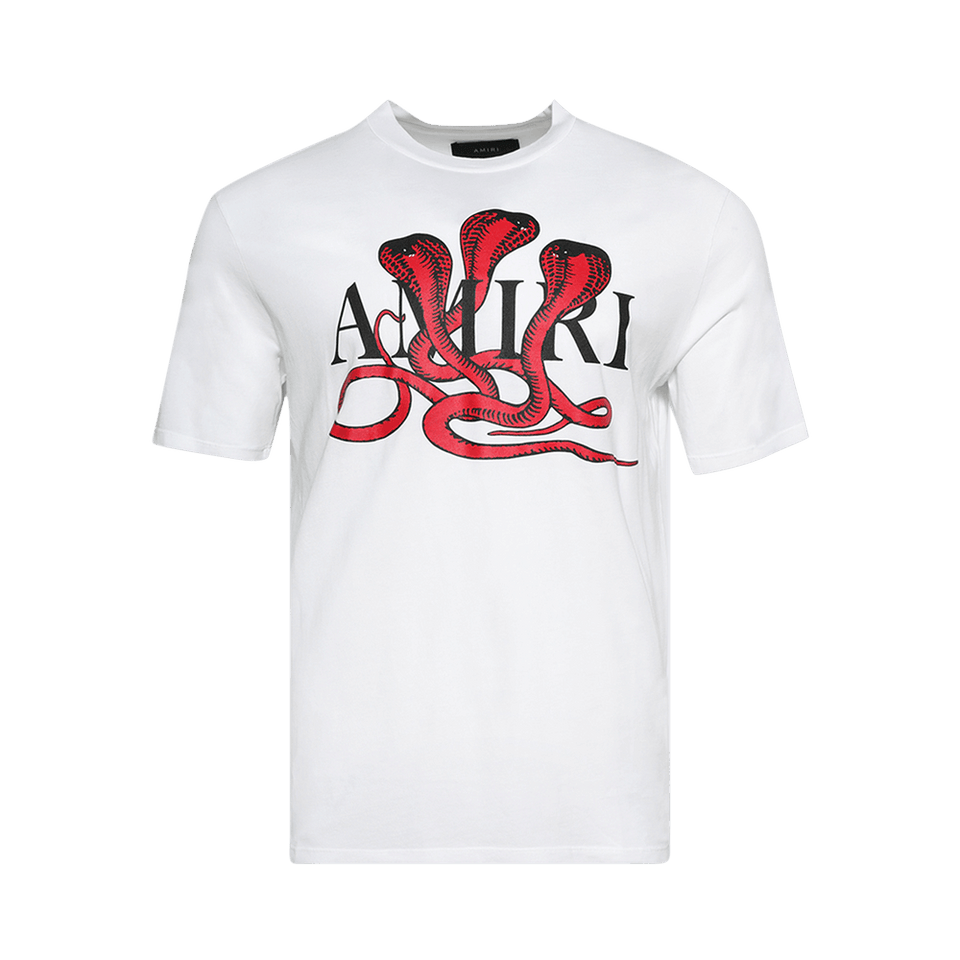 Amiri Snake T-Shirt White/Red