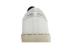 Golden Goose Hi Star White Silver Womens