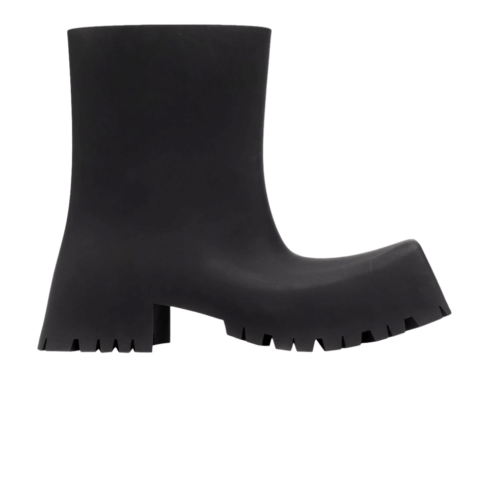 Balenciaga Trooper Rubber Boot Black