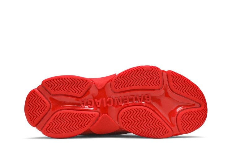 Balenciaga Triple S Allover Logo Red