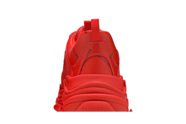 Balenciaga Triple S Allover Logo Red
