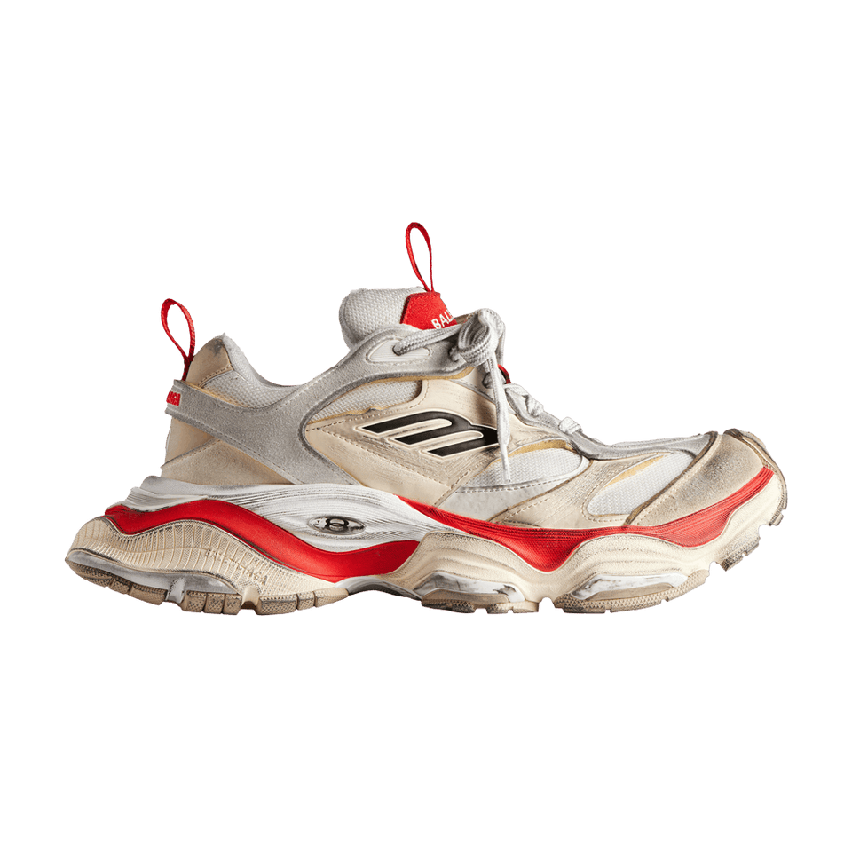 Balenciaga Cargo Worn-Out Beige Red