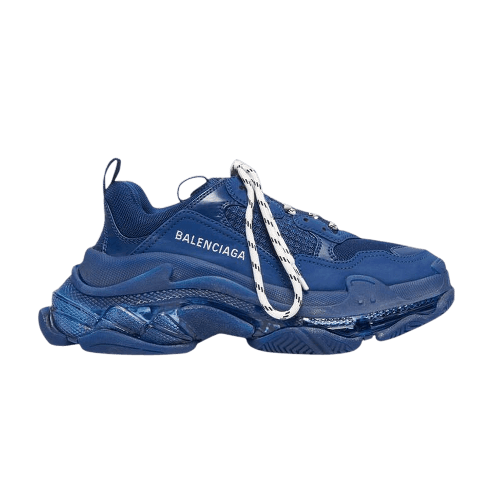 Balenciaga Triple S Clear Sole Navy (Women's)