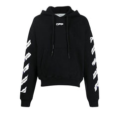 Off-White Airport Tape Slim Hoodie Black/White