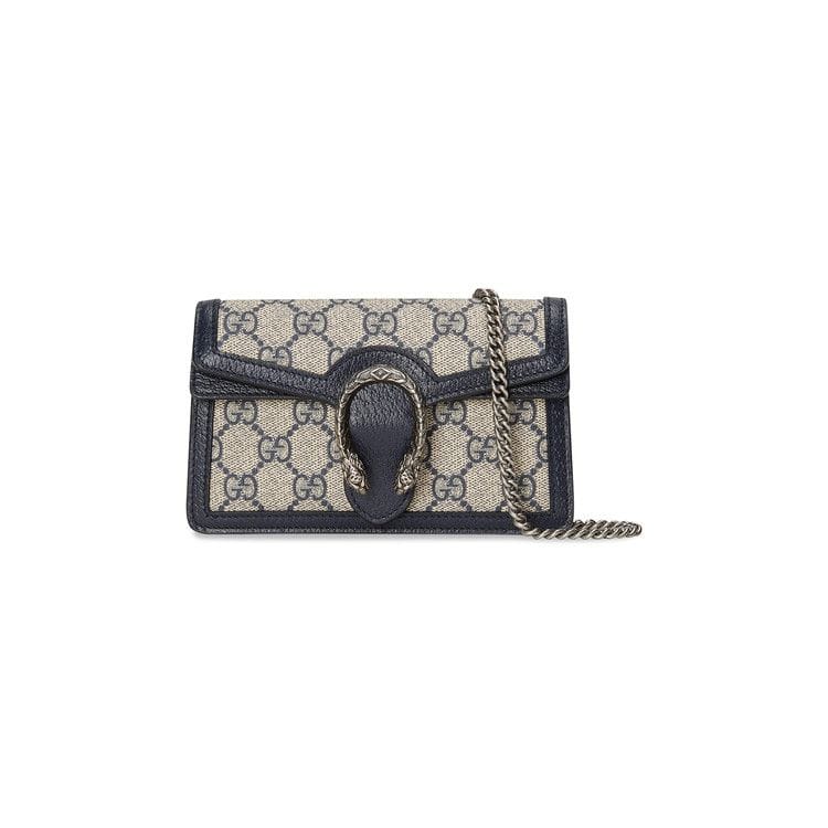 Gucci Dionysus GG Super Mini Bag Beige/Blue Supreme