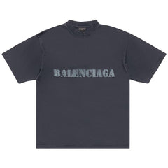 Balenciaga Stencil Type T-Shirt Medium Fit Black