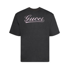 Gucci Script Logo T-Shirt Black
