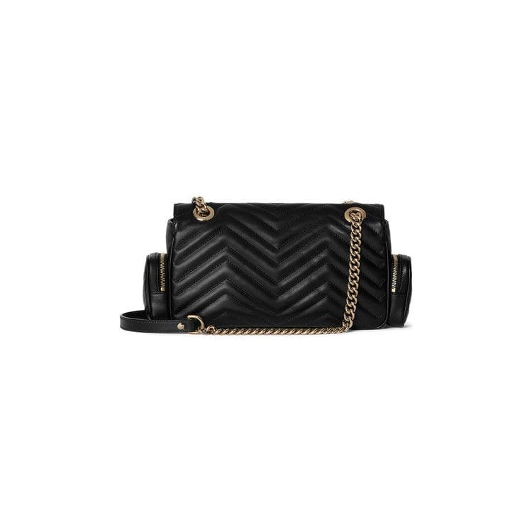 Gucci Marmont Small Multi Pocket Bag Black