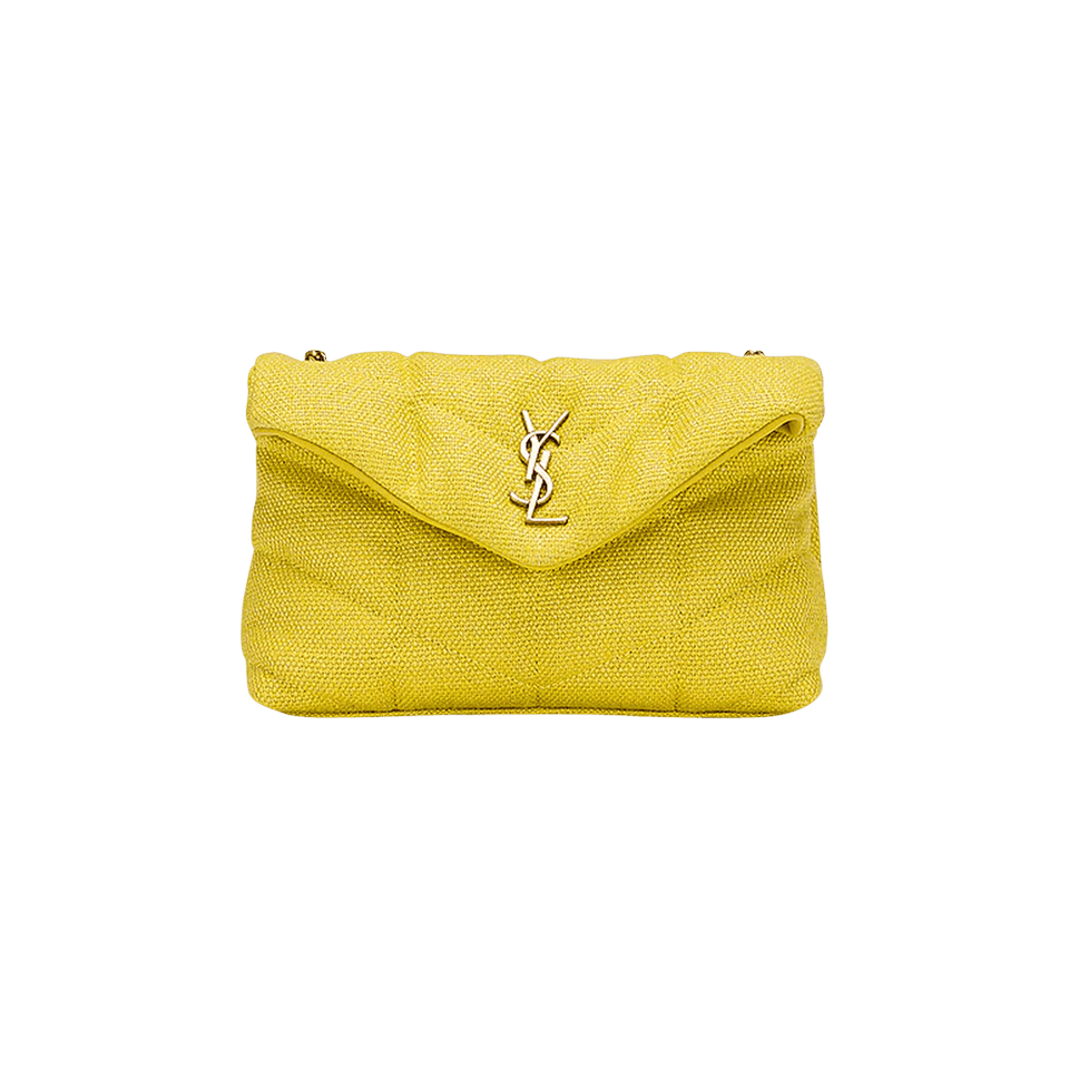 Saint Laurent Puffer Toy Bag Lemon Pie