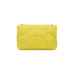 Saint Laurent Puffer Toy Bag Lemon Pie