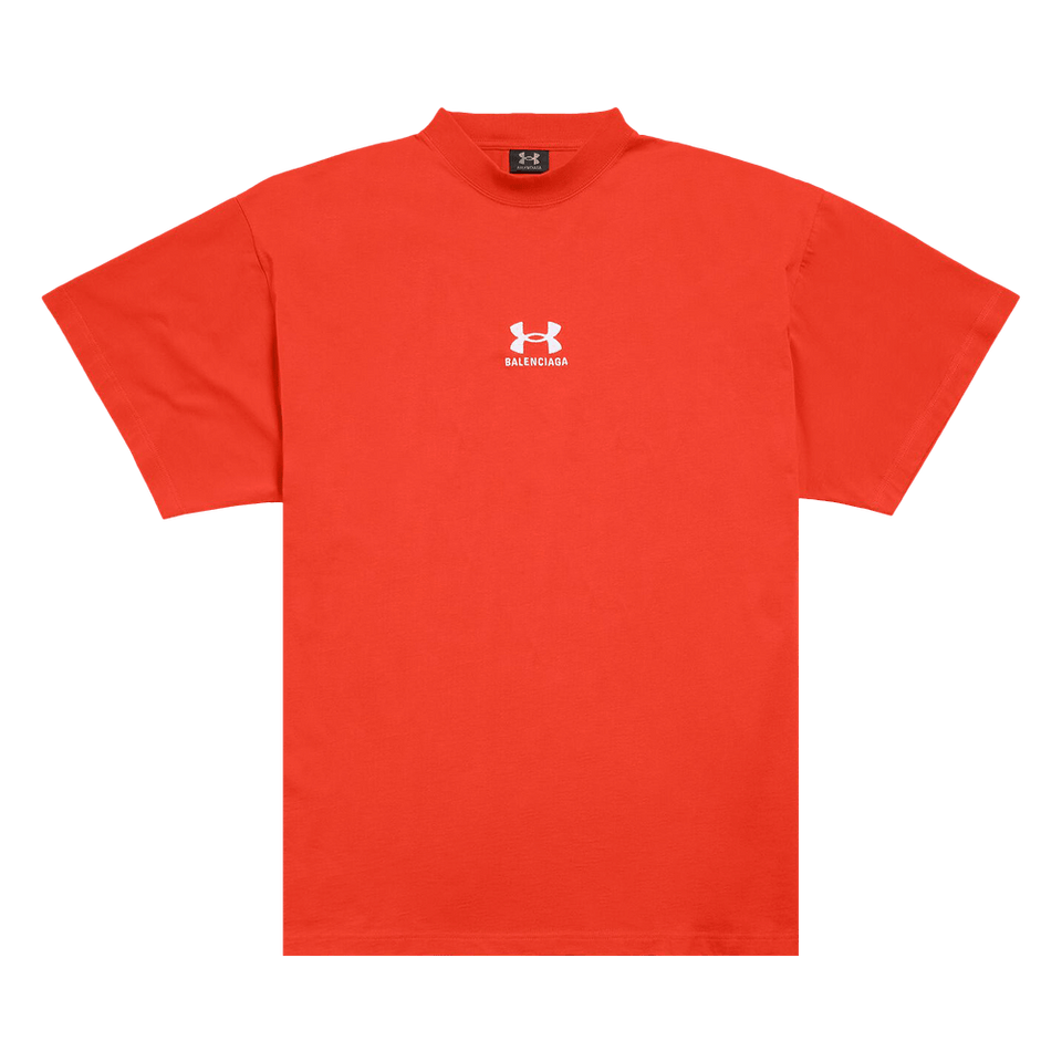 Balenciaga x Under Armour T-Shirt Oversized Fit Red/White
