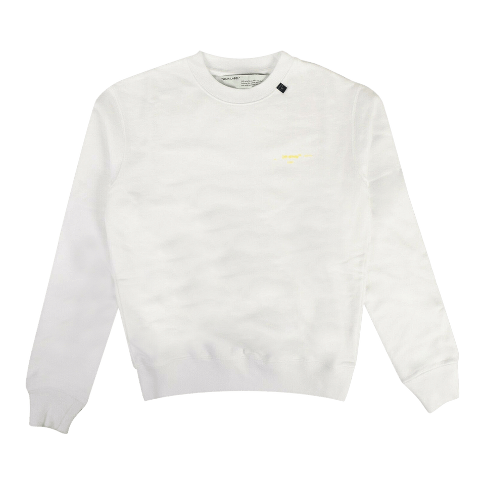 Off-White Acrylic Arrows Sweatshirt White