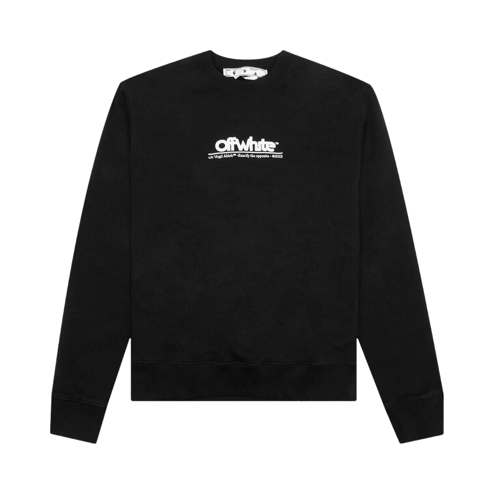 Off-White Chunky Logo Slim Crewneck Black/White