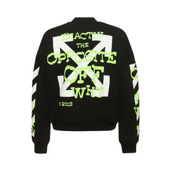 Off-White Opposite Arrow Boxy Crewneck Black/Lime