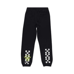 Off-White Opposite Arrow Slim Sweatpants Black/Lime