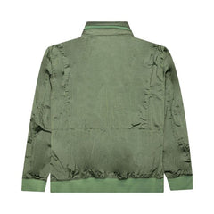 Stone Island Waffen Patch Foldable Hooded Zip Up Jacket Sage