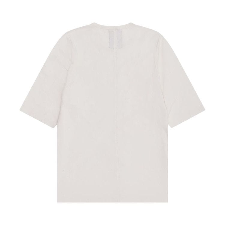 Moncler x Rick Owens Knitted Crewneck Shorts-Sleeve T-Shirt Milk
