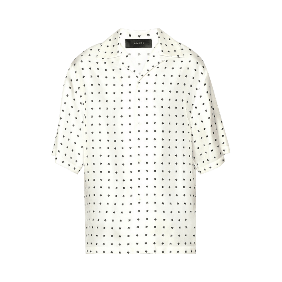 Amiri Mix And Match MA Shorts-Sleeve Shirt White