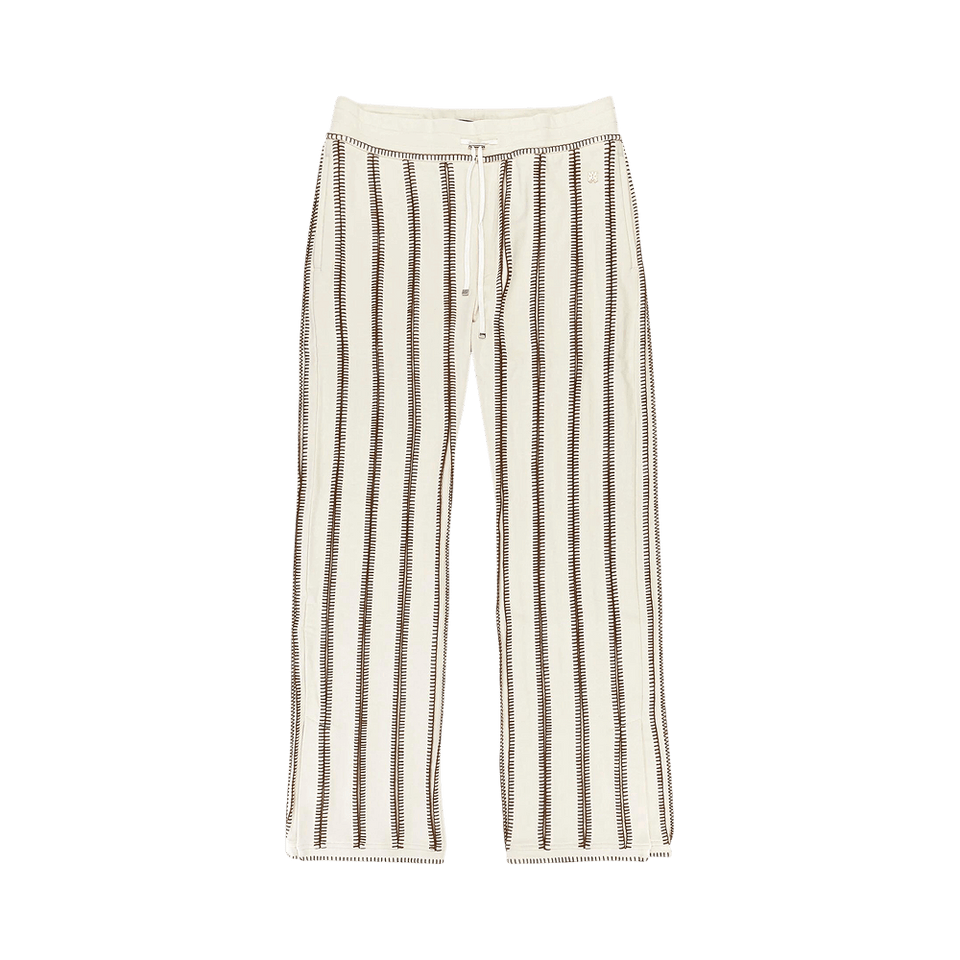 Amiri Stitch Flare Track Pants Alabaster
