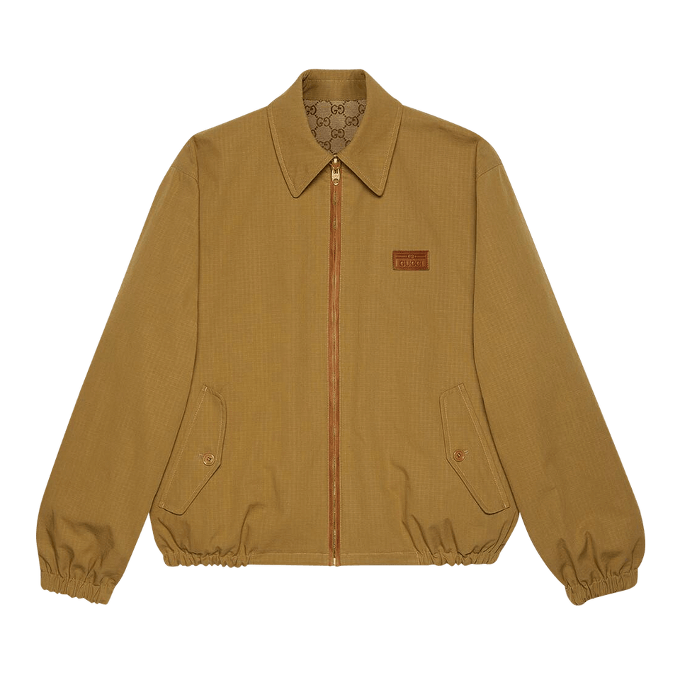 Gucci Reversible GG Jacket Light Brown