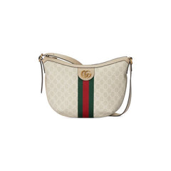 Gucci Ophidia GG Small Shoulder Bag Beige/White