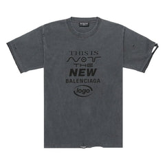 Balenciaga Organic Cotton T-Shirt Black