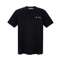 Off-White OW Logo Slim Shorts-Sleeve T-Shirt Black/White