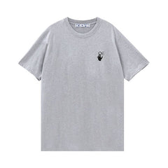 Off-White Marker Slim T-Shirt Grey/Red