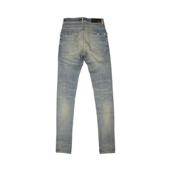 Amiri MX1 Ultra Suede Skinny Jeans Blue