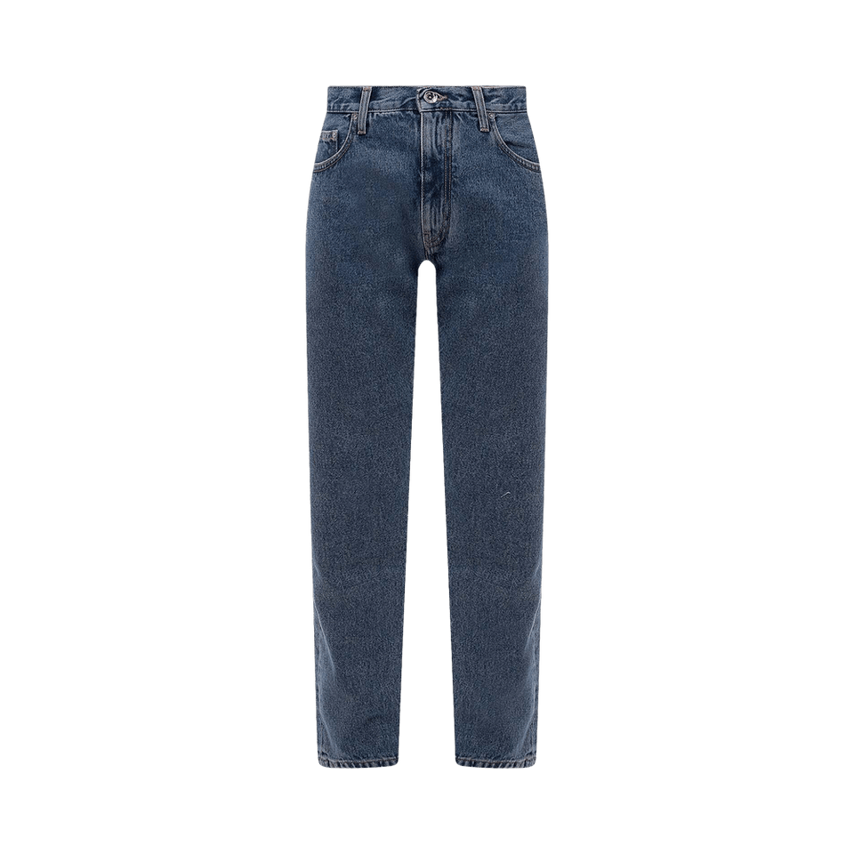 Off-White Single Arrow Slim Fit Jeans Medium Blue