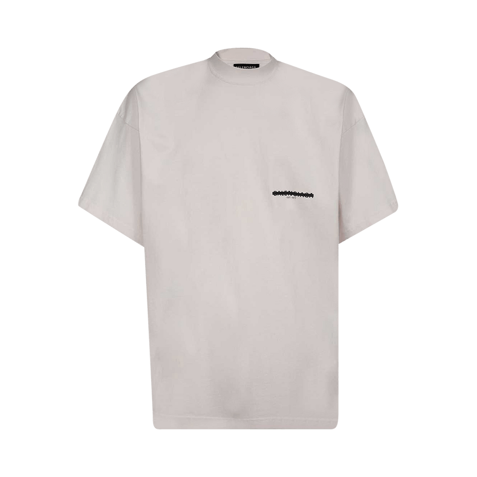 Balenciaga Strike 1917 Oversized T-Shirt Off-White