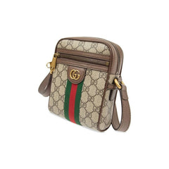 Gucci GG Supreme Ophidia Shoulder Bag Beige