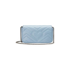 Gucci GG Marmont Super Mini Bag Pastel Blue