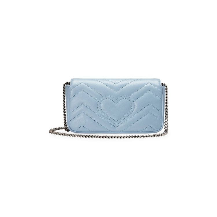 Gucci GG Marmont Super Mini Bag Pastel Blue