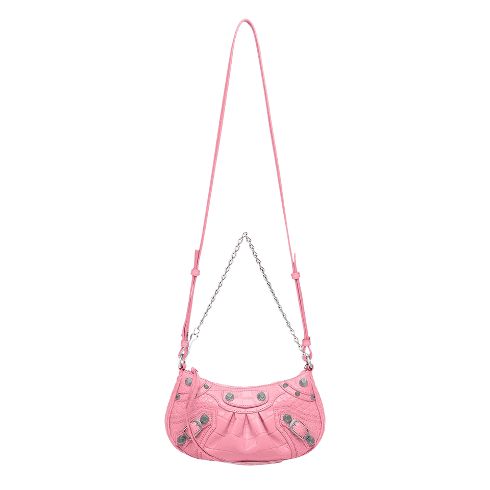 Balenciaga Mini Le Cagole Chain Bag Sweet Pink