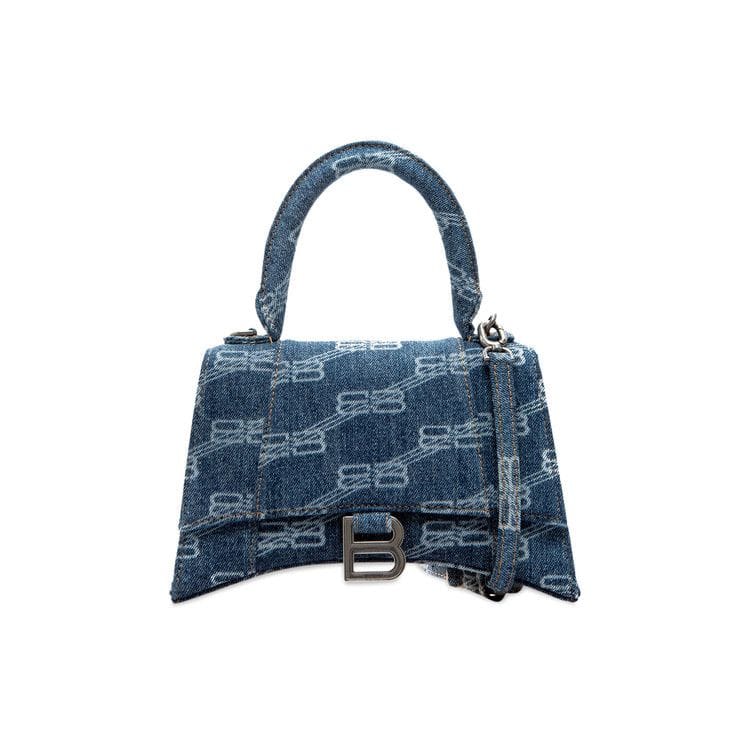 Balenciaga Hourglass Small Handbag Blue