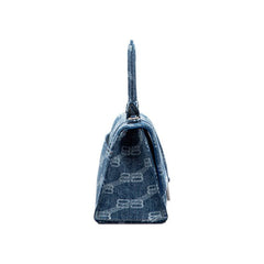 Balenciaga Hourglass Small Handbag Blue