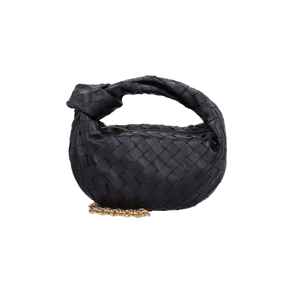 Bottega Veneta Mini Jodie Chain Bag Black/Gold