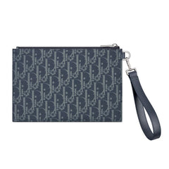 Dior x Denim Tears A5 Pouch Blue