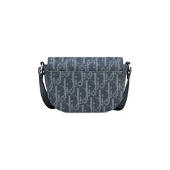 Dior x Denim Tears Saddle Pouch With Strap Blue