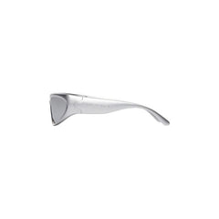 Balenciaga Swift Oval Sunglasses Silver