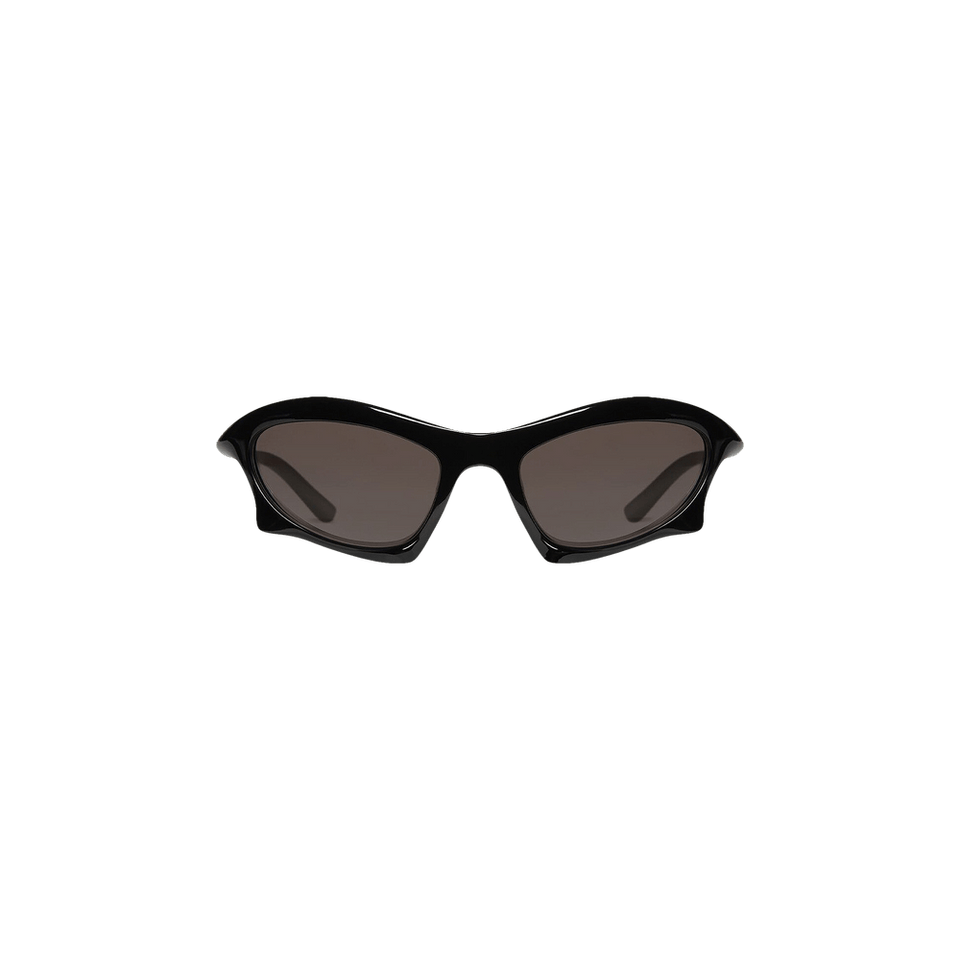 Balenciaga Bat Rectangle Sunglasses Black/Grey